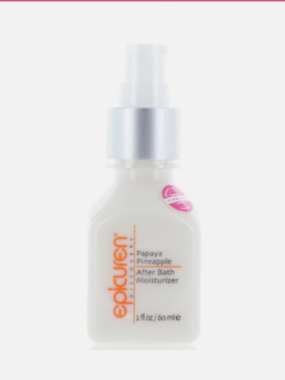 Epicuren Discovery Papaya Pineapple After Bath Moisturizer 2oz New